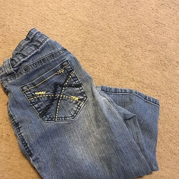 Route 66 Girls Jean Shorts Dark Wash - Picture 10 of 11